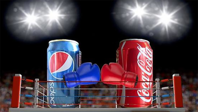 可口可樂與百事可樂的對戰
